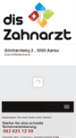 Mobile Screenshot of dis-zahnarzt.ch